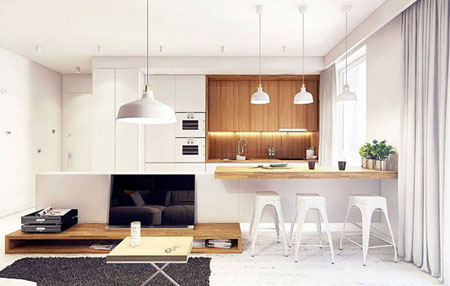 دکوراسیون آشپزخانه ساده, مدل آشپزخانه سفید