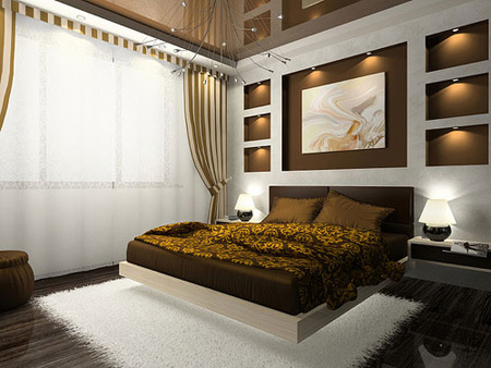 دیزاین اتاق خواب قهوه ای دیزاین اتاق خواب عروس,دیزاین اتاق خواب,بهترین دیزاین اتاق خواب