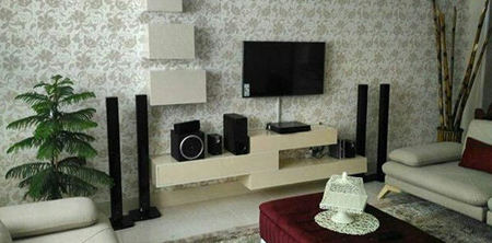 دکوراسیون و چیدمان تلویزیون دیواری،تلویزیون دیواری نصب تلویزیون روی دیوار, جای تلویزیون دیواری